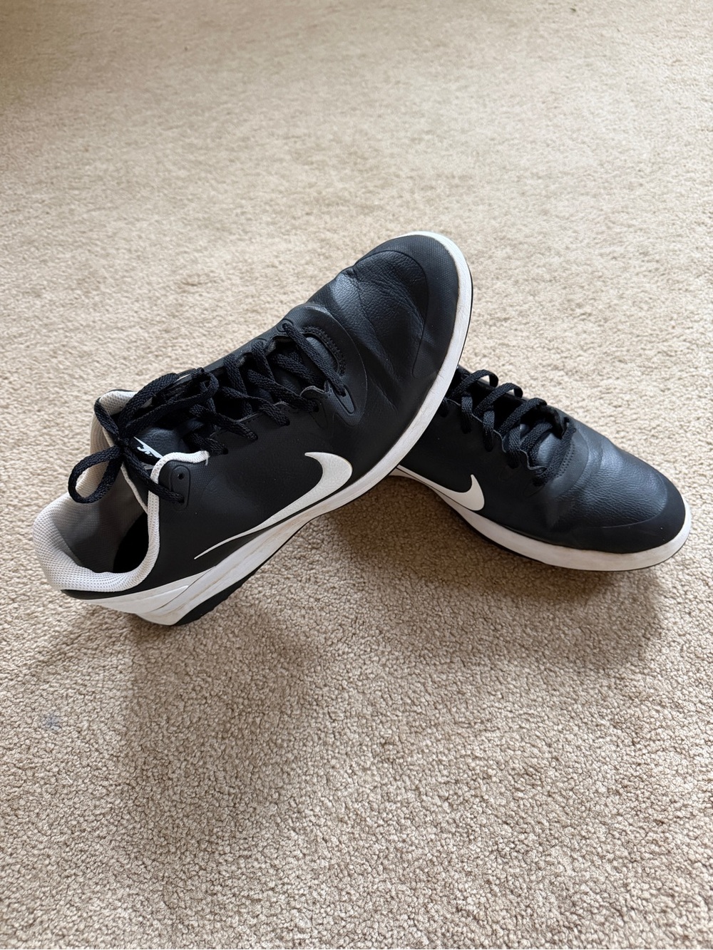 Nike Infinity G Men's Golf Shoes in black and white Size 12